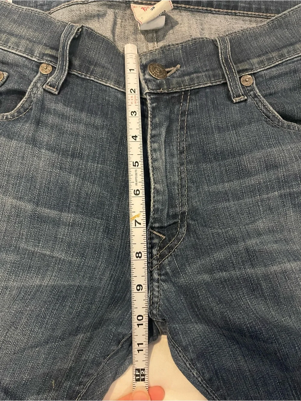 Vintage True Religion Men’s Slim Boot Cut Danny Jeans Cotton Horseshoe Sz 36
